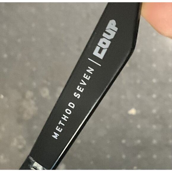 Method Seven Grow Sunglasses Coup HPS Plus Black Frames Squared Mirrored Lenses - Picture 6 of 9